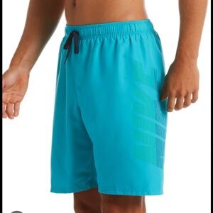 Nike‎ Swim Men's Rift Breaker 9" Volley Shorts Oracle Aqua Small